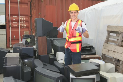 House clearance team clearing a residential property in Palmers Green