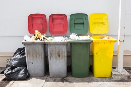 Community members engaging in local recycling initiatives in Palmers Green